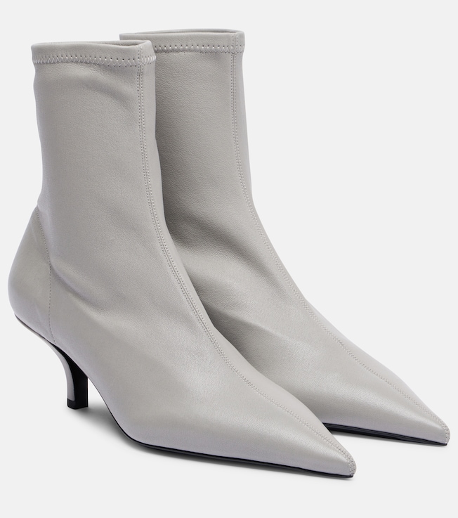 TOTEME Leather ankle boots