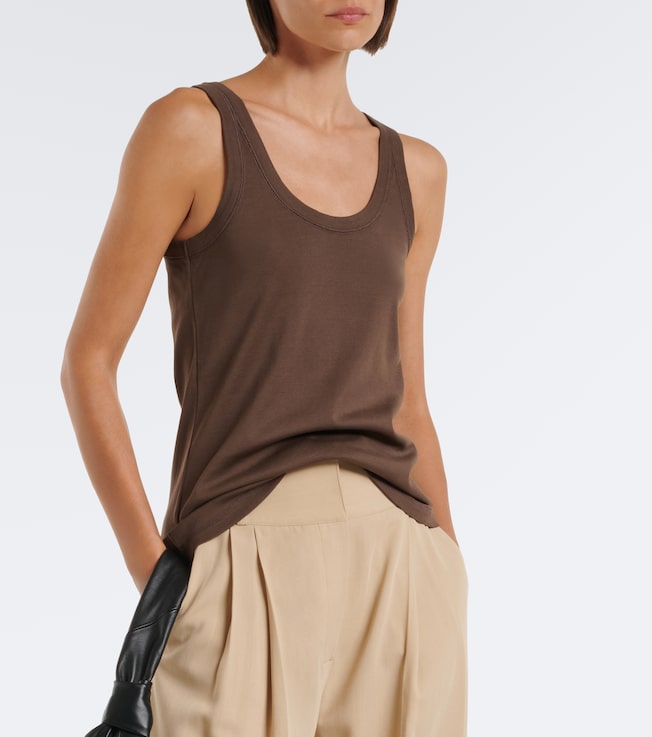 Lemaire RIbbed-knit cotton tank top