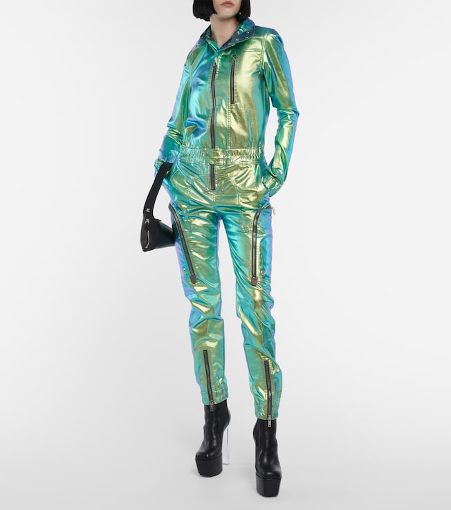 Rick Owens Iridescent slim-leg jumpsuit