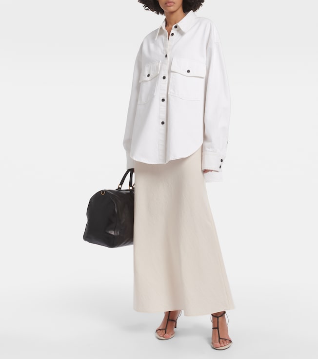 KHAITE Mahmet denim shirt