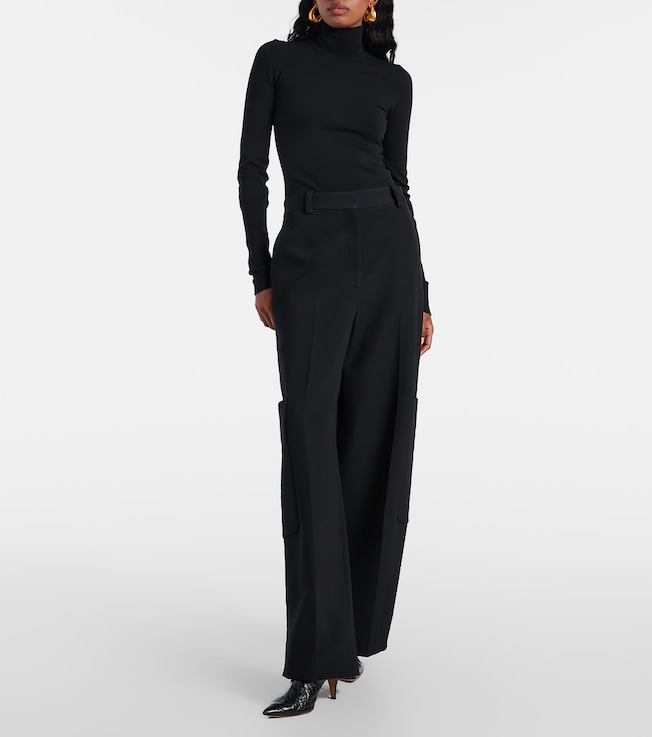 KHAITE Thea wool-blend bodysuit