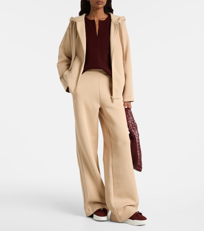Max Mara Ifrem high-rise cotton wide-leg pants