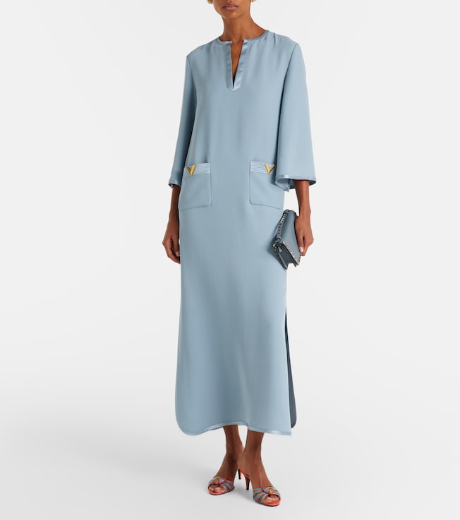 Valentino VGold silk maxi dress