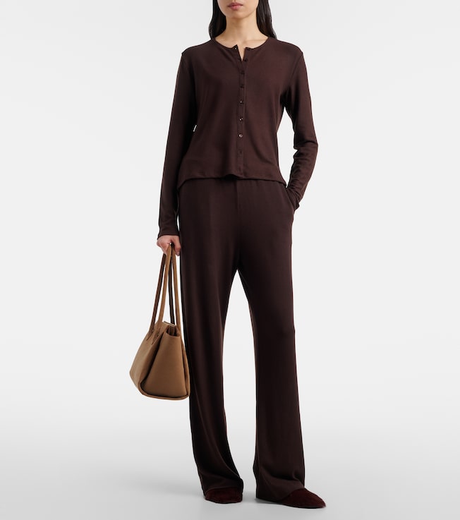 LESET Lauren cropped cardigan