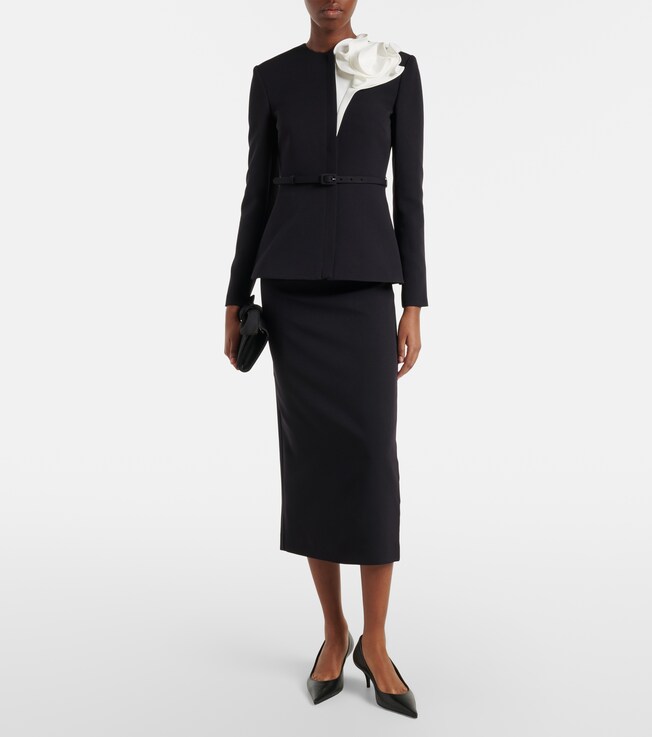 Roland Mouret Crêpe pencil skirt