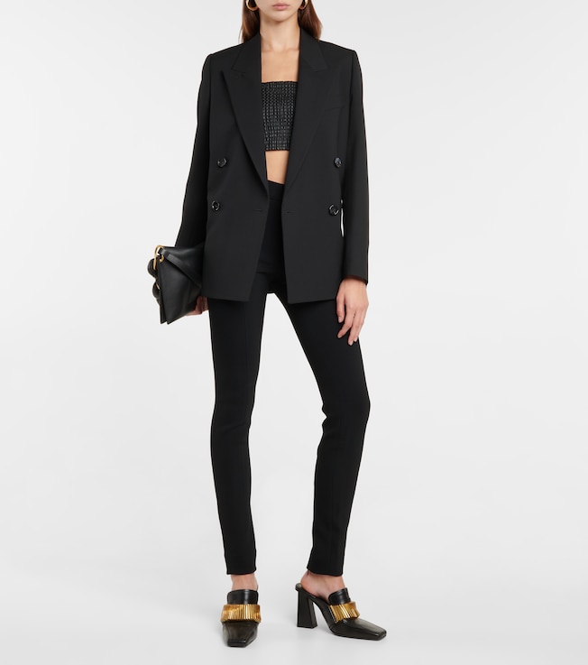 Proenza Schouler High-rise crêpe slim pants
