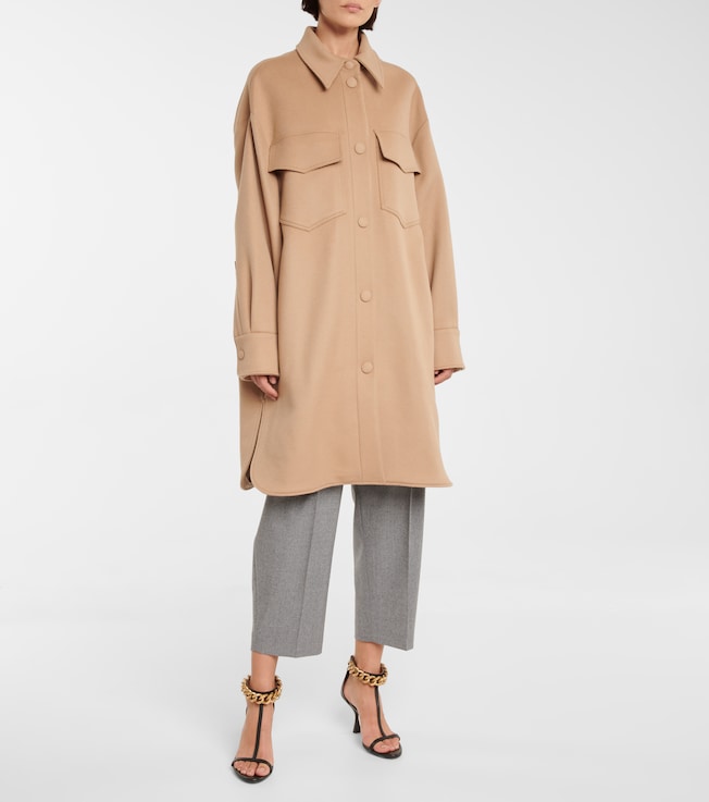 Stella McCartney Kerry single-breasted wool coat