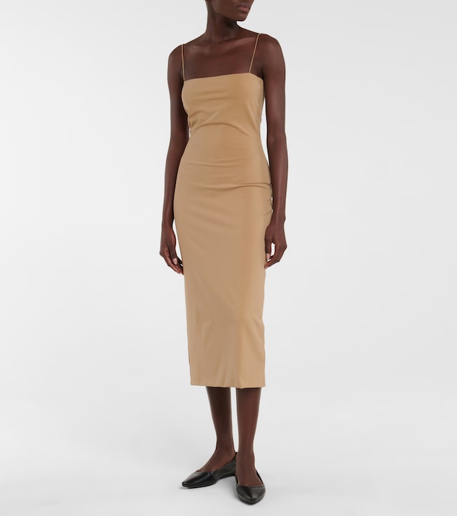 The Row Haku bodycon jersey midi dress