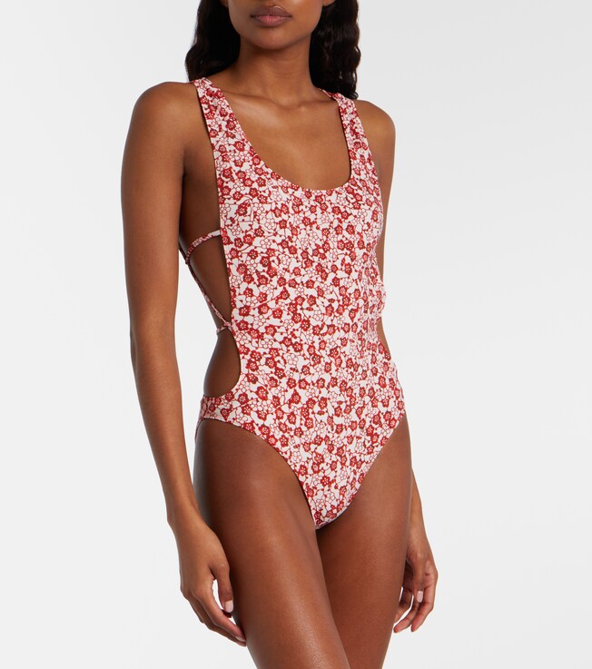 Isabel Marant Tenisiage floral swimsuit