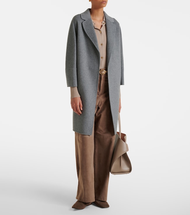 S Max Mara Virgin wool wrap coat