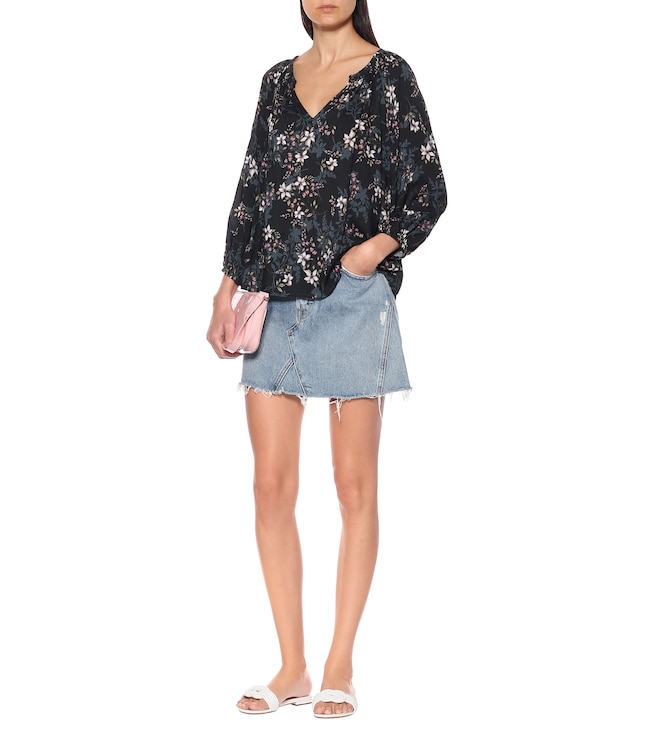 Velvet Valeria floral blouse