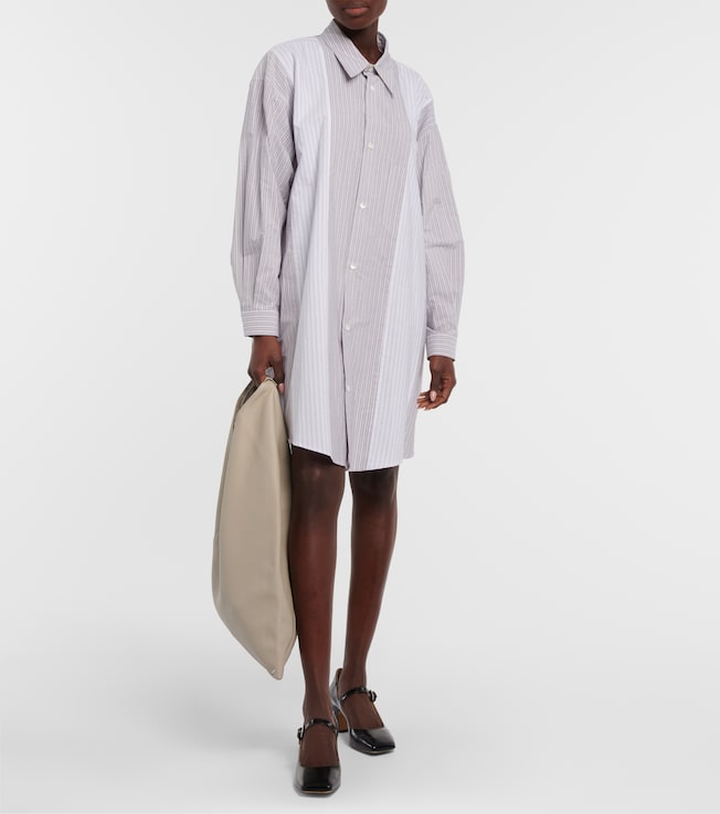 MM6 Maison Margiela Striped cotton shirt dress