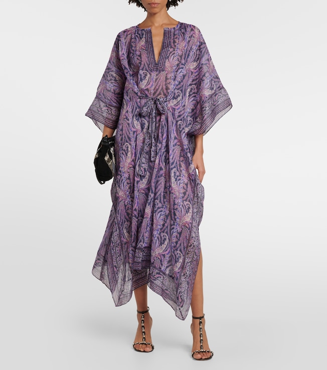 Isabel Marant Floral cotton and silk maxi dress