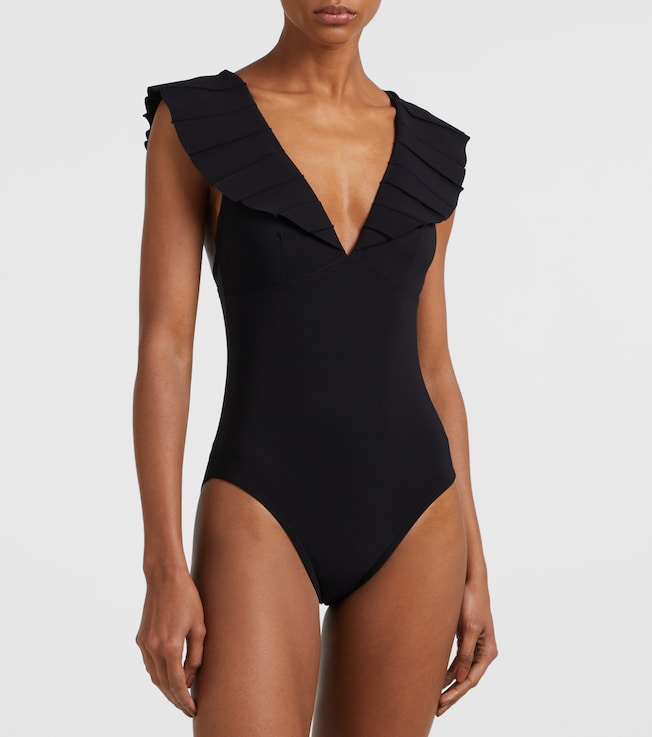 Karla Colletto Alora ruffled swimsuit