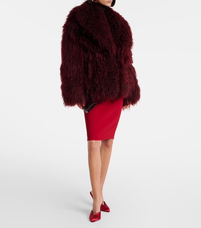 NOUR HAMMOUR Mirja shearling jacket