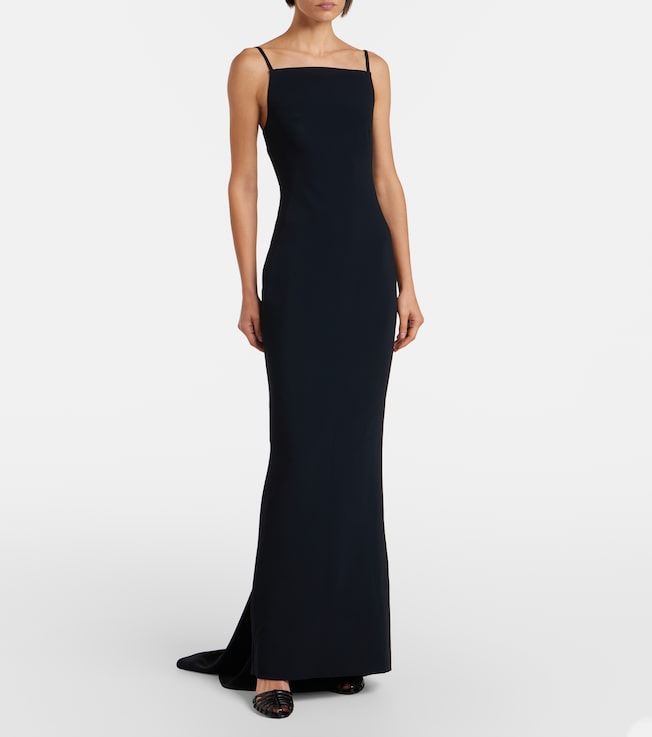 Givenchy Sliced crêpe cady gown