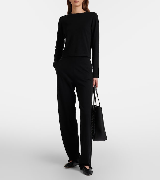 Extreme Cashmere Lisa cotton and cashmere top