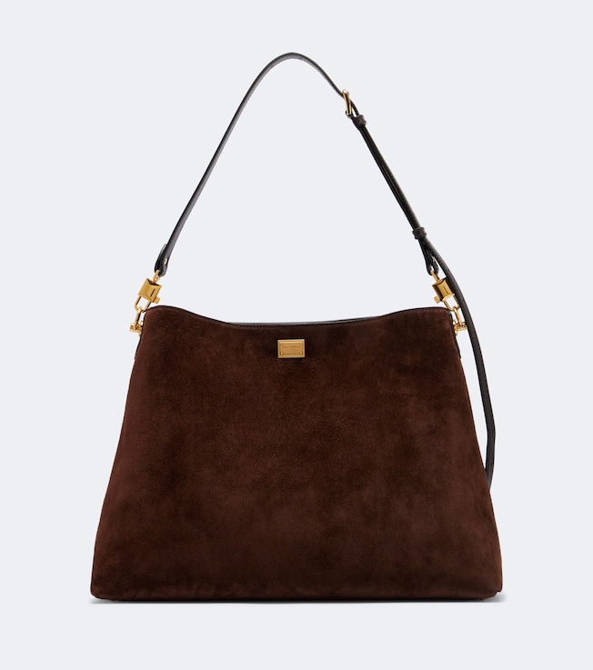 Dolce&Gabbana Vittoria Large suede tote bag