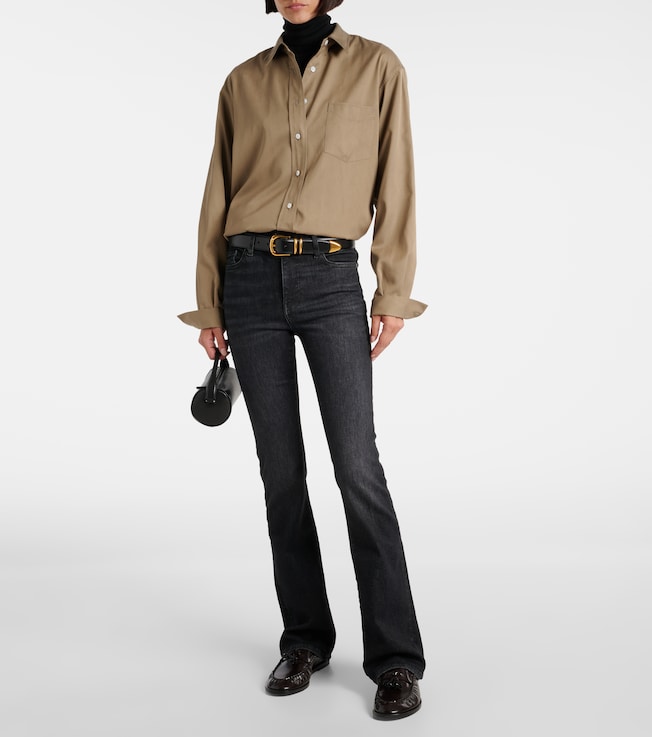 FRAME Le Mini high-rise bootcut jeans