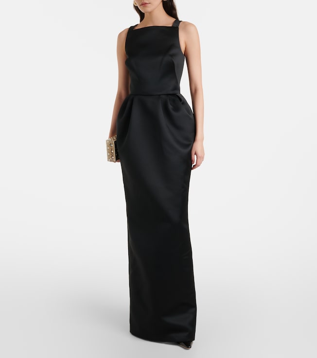Safiyaa Trecchi embroidered duchesse gown
