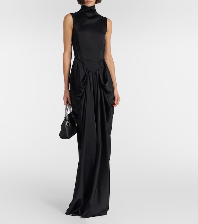 Stella McCartney Draped satin gown