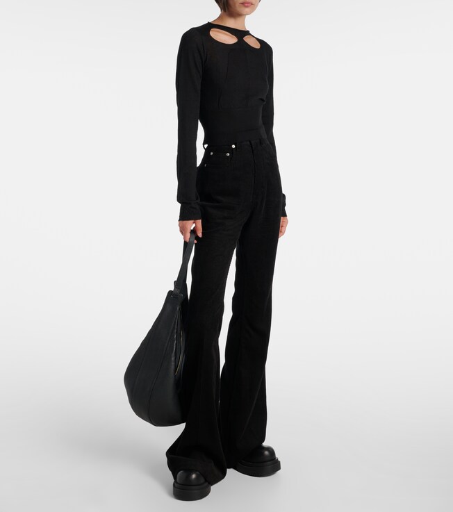 Rick Owens Cutout virgin wool sweater