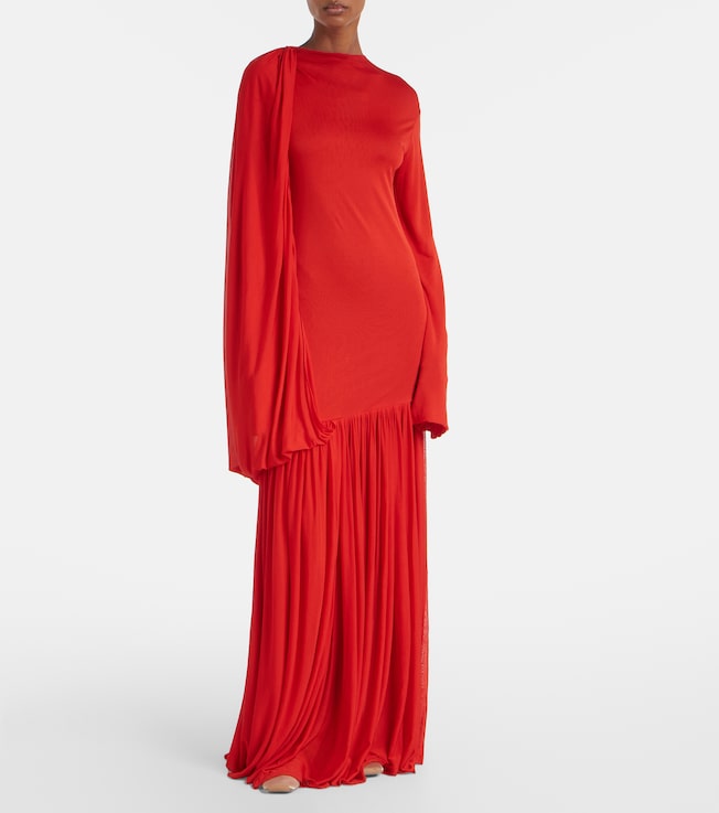 Calvin Klein Collection Sara draped jersey gown
