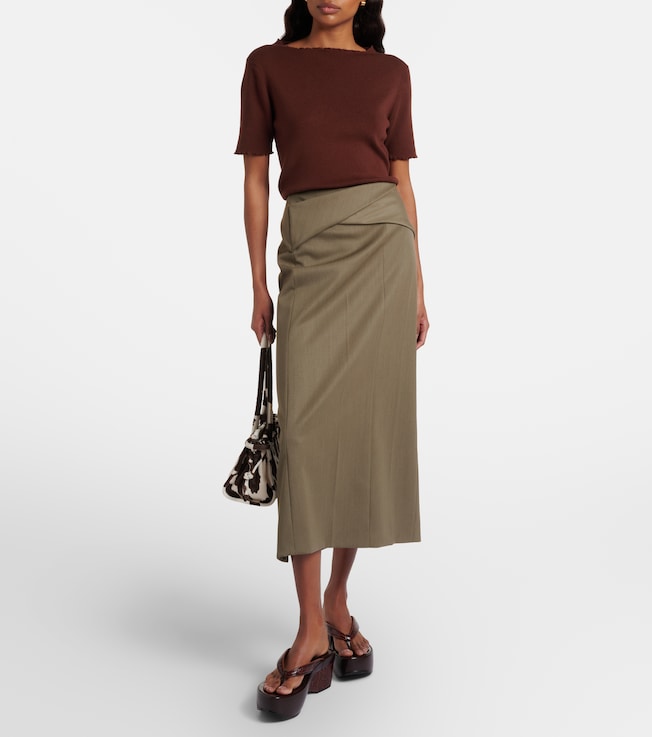 Jardin des Orangers Cotton, silk, and cashmere sweater