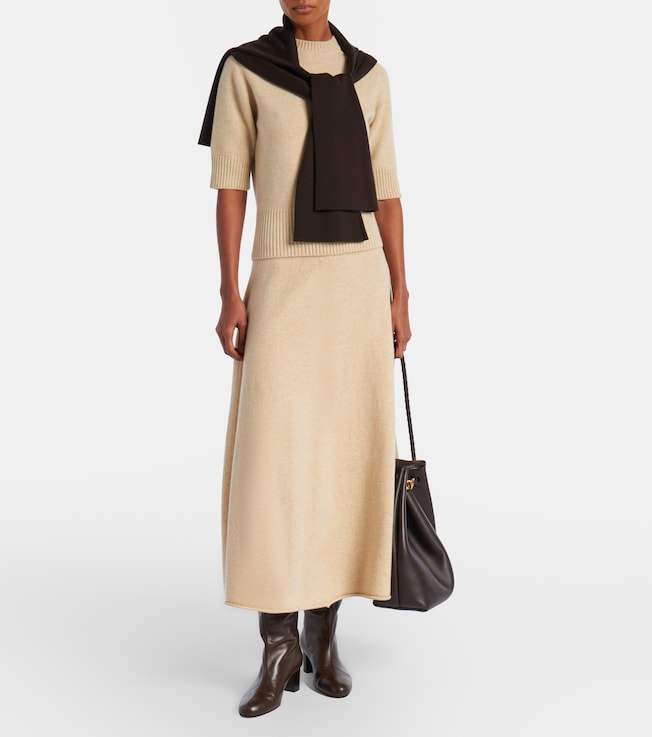 Extreme Cashmere N°374 Lauren cashmere-blend top