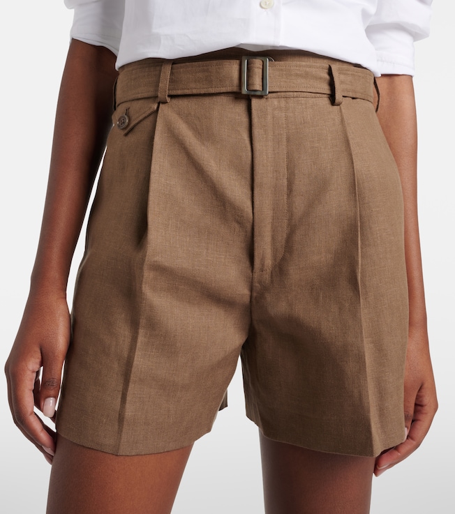 Ralph Lauren Collection Ralph Lauren Collection Denise belted linen shorts
