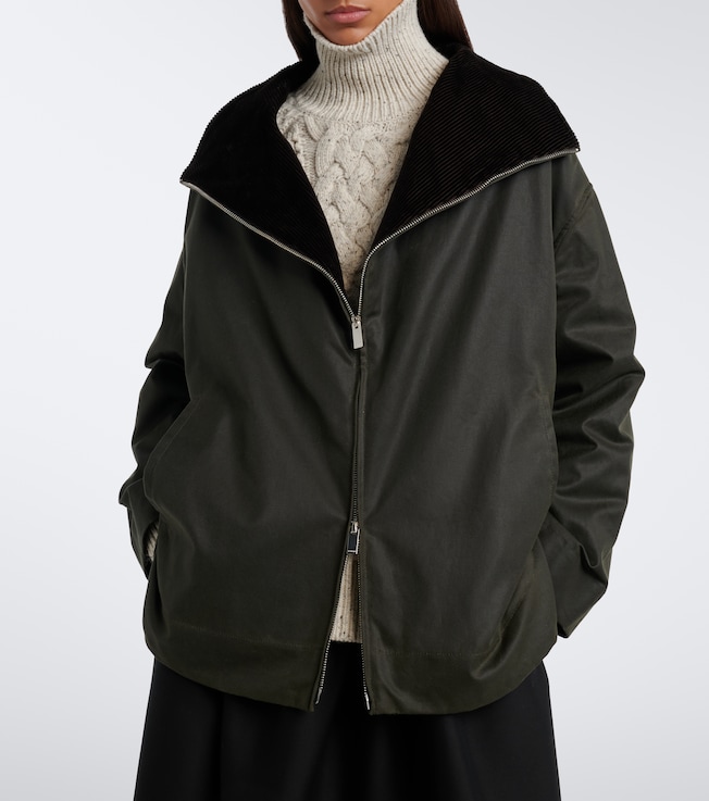 TOTEME Toteme Country coated cotton jacket
