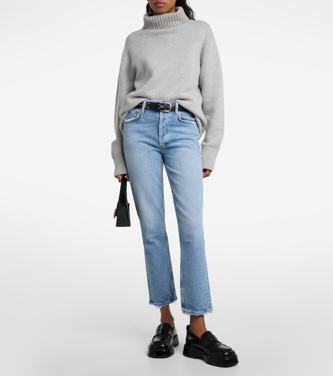 Agolde Riley high-rise straight jeans