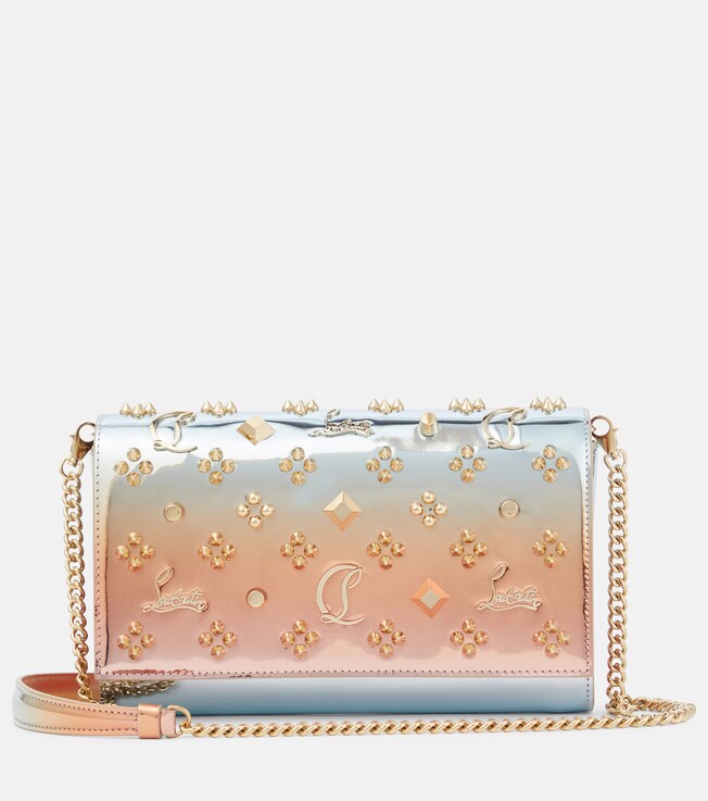 Schultertasche Paloma aus Metallic-Leder | Christian Louboutin