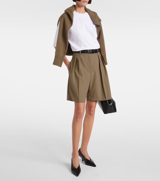 Róhe Virgin wool shorts