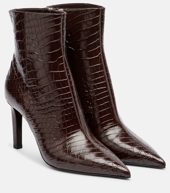 JIMMY CHOO Jimmy Choo Frankie 85 leather ankle boots