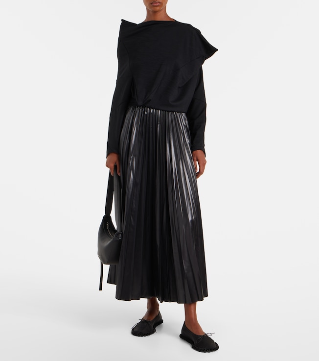 Junya Watanabe Wool-blend crop top
