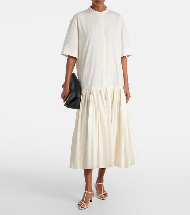 Jil Sander Cotton poplin maxi dress