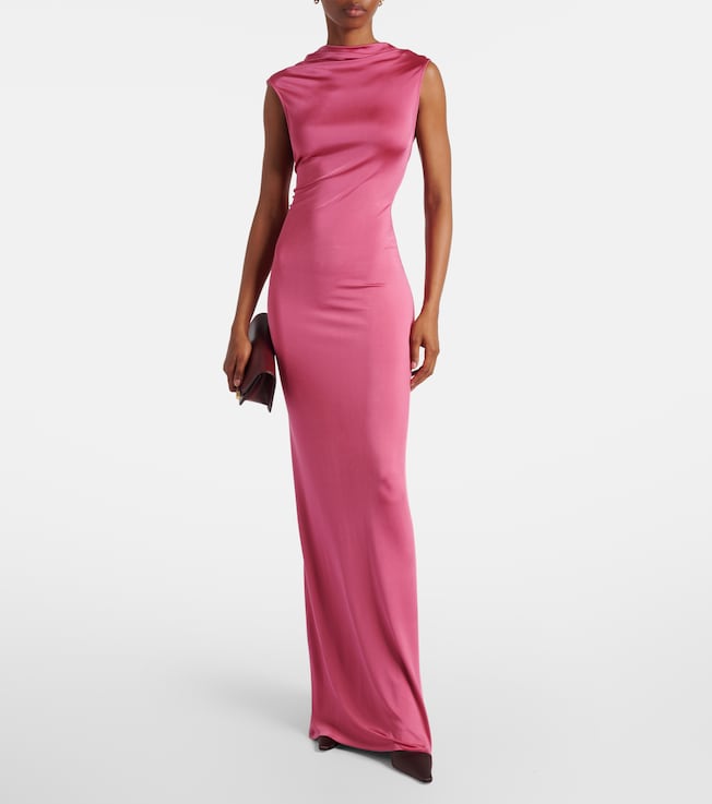 Victoria Beckham Draped jersey gown