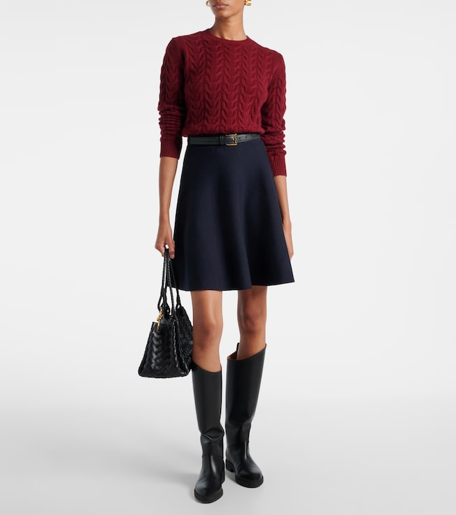 Max Mara Ubalda virgin wool miniskirt