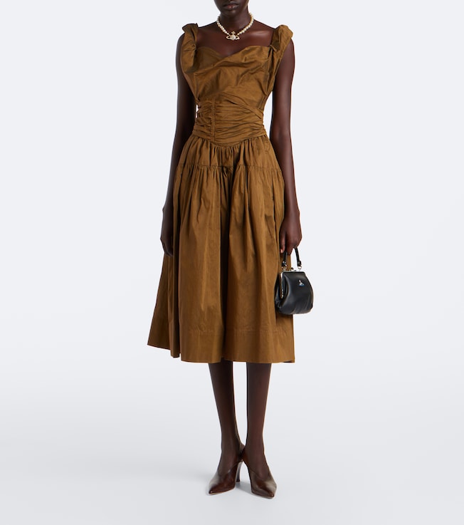 Vivienne Westwood Sunday cotton-blend twill midi dress