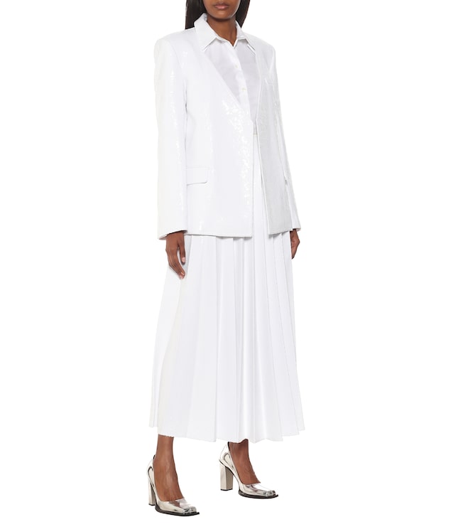 PETER DO Sequined high-rise midi skirt
