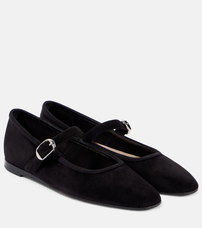 LE MONDE BERYL Suede Mary Jane flats