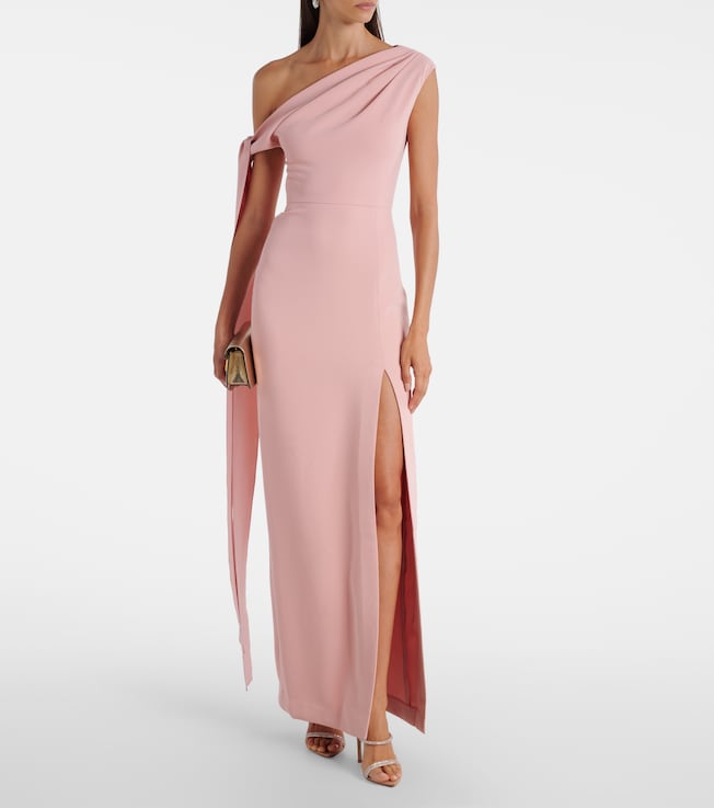 Solace London Irina draped gown
