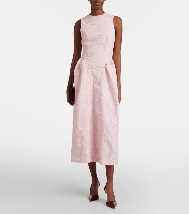 Rotate Floral midi dress