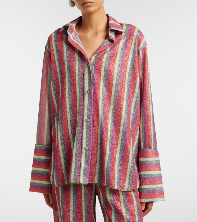 Oséree Lumière striped shirt