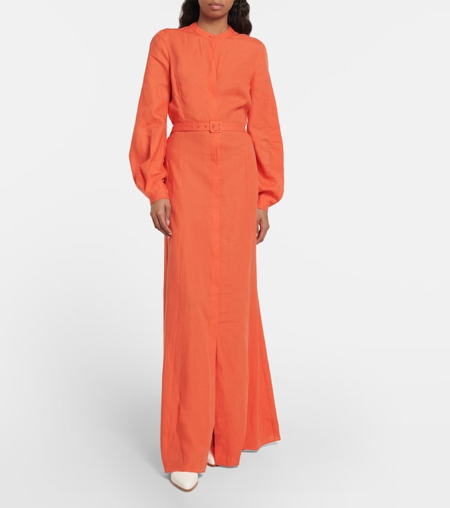 Gabriela Hearst Massey linen maxi dress