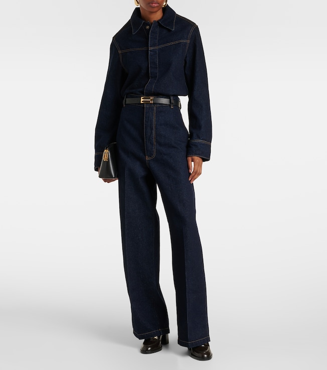 Victoria Beckham High-rise wide-leg jeans