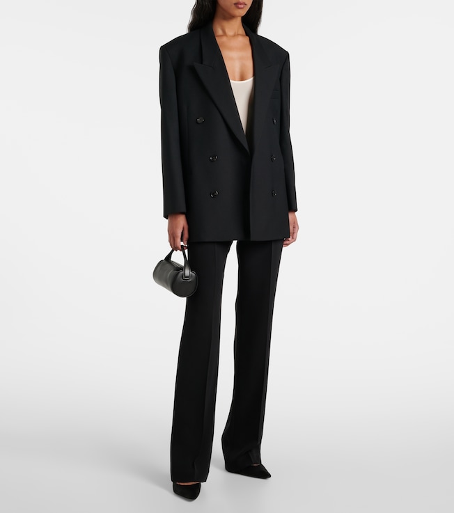The Row Mandie silk-blend bodysuit