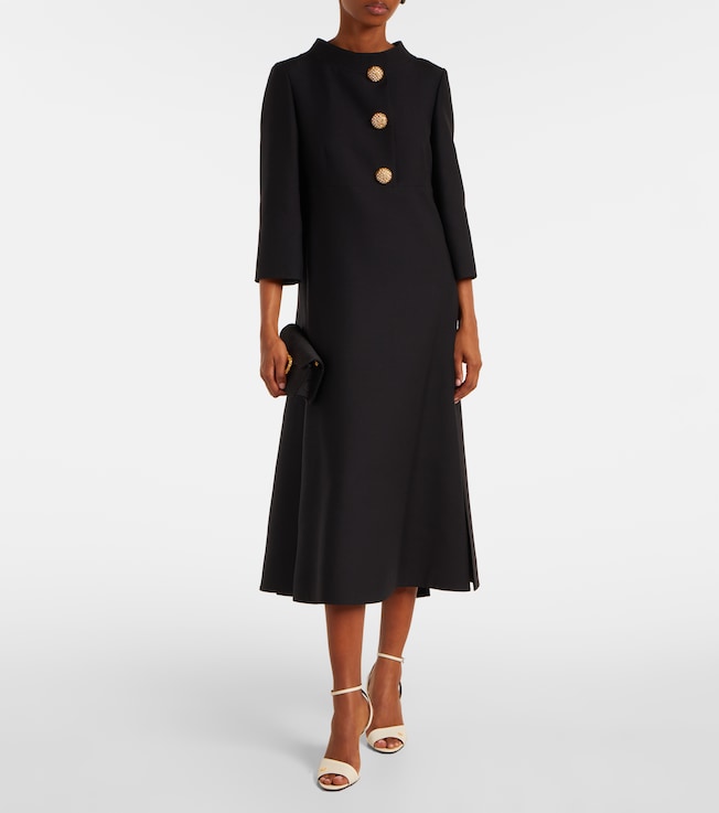 Valentino Crepe Couture midi dress