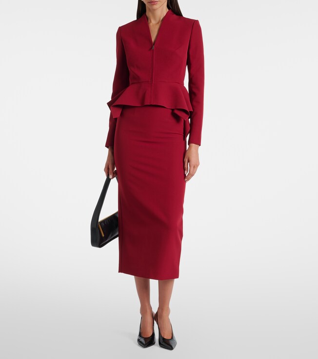 Roland Mouret Crêpe pencil skirt